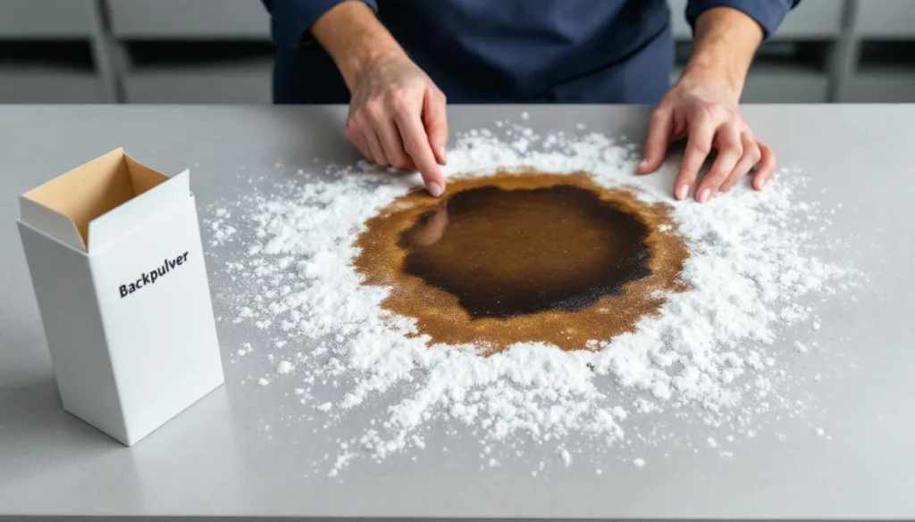 ein erfahrener hausmeister erklärt, wie backpulver effektiv und mühelos fettflecken entfernt – ein einfacher trick für saubere kleidung und haushaltsgegenstände.