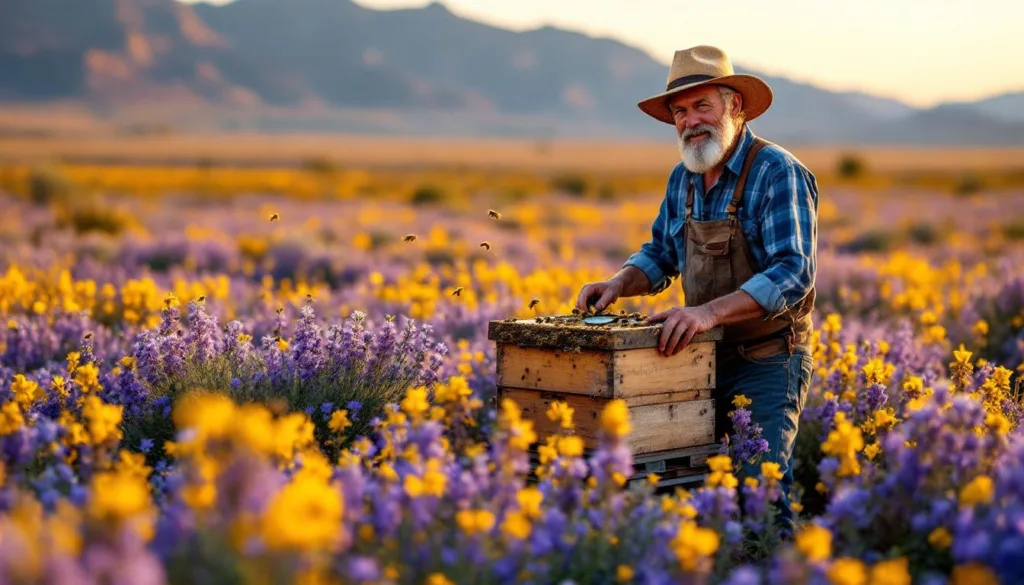 entdecken sie, wie ein landwirt in nevada millionen von bienen nutzt, um die wüste in eine blühende goldgrube zu verwandeln. nachhaltige landwirtschaft und innovative imkerei im fokus.