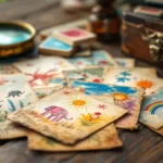 ich entdeckte alte postkarten mit kinderzeichnungen – eine faszinierende sammlung mit steigendem sammlerwert, die nostalgische erinnerungen weckt.