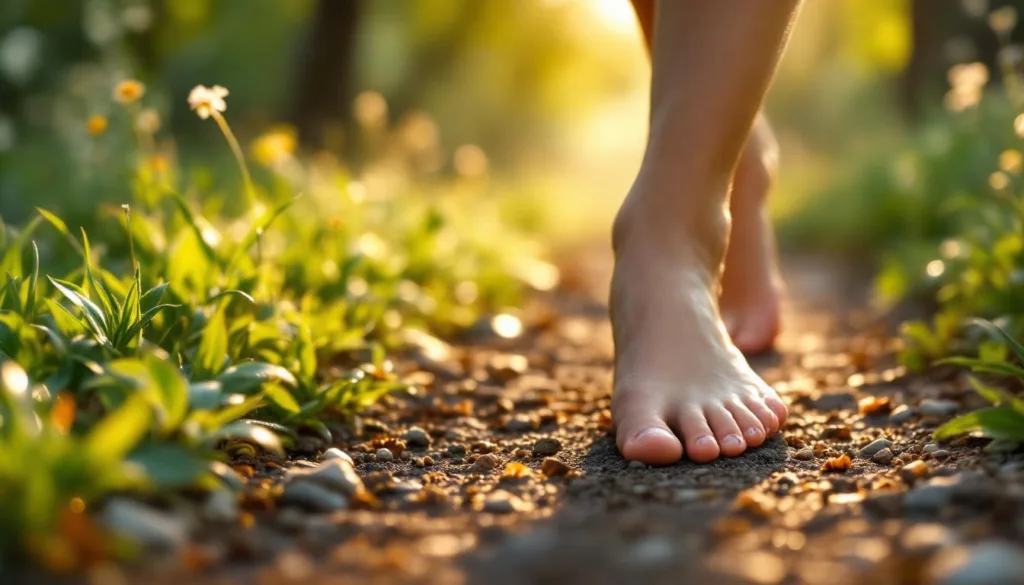 erfahre, wie 30 tage barfuß spazieren gehen meine gesundheit nachhaltig verbessert haben. entdecke die vorteile für körper und geist durch diese einfache praxis.