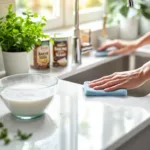 entdecken sie, wie das mischen zweier vorratsprodukte ihre küche mühelos sauber macht. erfahren sie einfache reinigungstipps für ein blitzblankes zuhause.