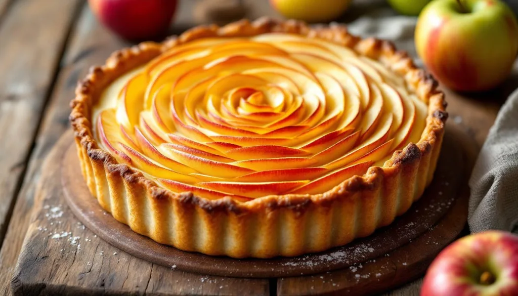 leckere apfeltarte ohne zucker und eier, verfeinert mit cremiger quarkfüllung – einfach zuzubereiten und perfekt für jeden anlass.