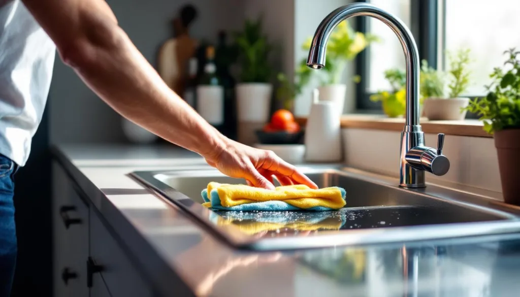 entdecken sie einen einfachen trick, der ihr spülbecken ohne chemische mittel und ohne stress wieder zum glänzen bringt. perfekt für eine natürliche und mühelose reinigung!