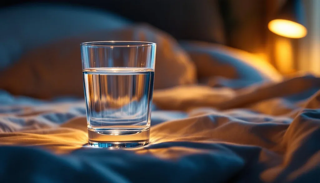 entdecken sie, warum ein glas wasser neben dem bett in der nacht gesundheitliche vorteile bietet und wie es ihren schlaf verbessern kann.